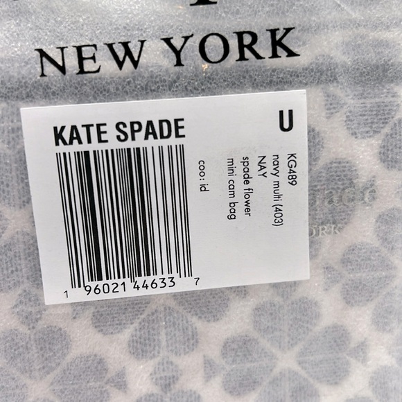 Kate Spade Signature Spade Flower Mini Camera Bag Navy Multi - Picture 10 of 15